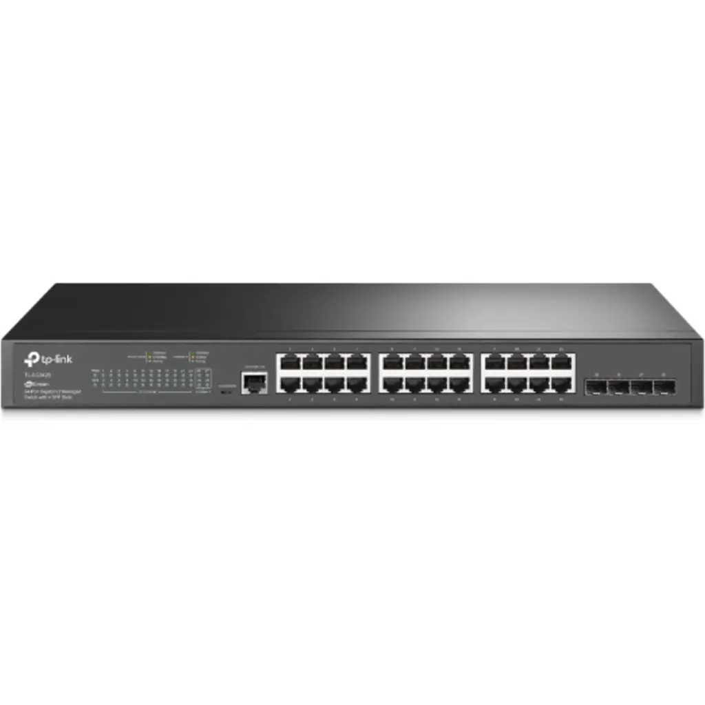 Switch Administrable TP-Link TL-SG3428, JetStream de 24 Puertos Gigabit L2