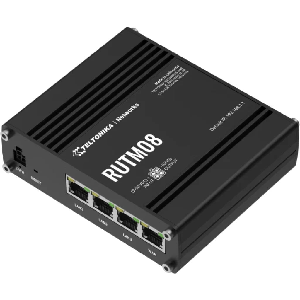 Imagen 2 de Router industrial con 4 puertos Gigabit, soporte para 128 VLAN, multiples VPN y 