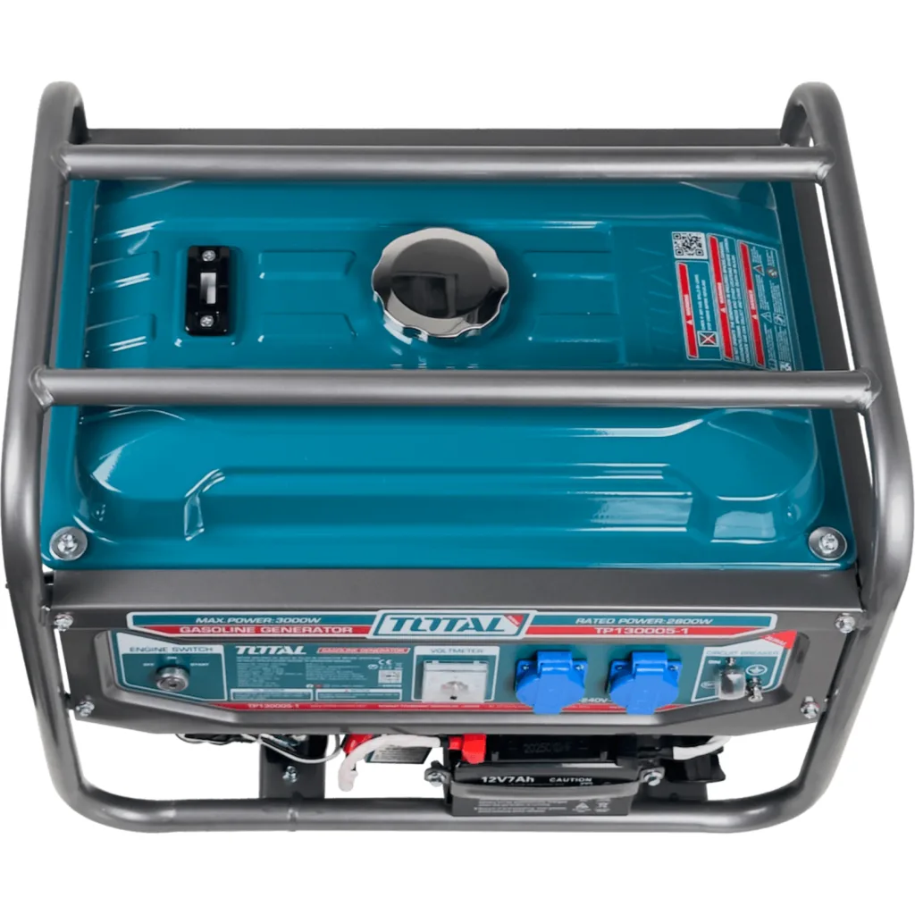 Imagen 3 de TOTAL 3000W Generador electr a gasolina Tanque-15L 220VAC TP130005-1