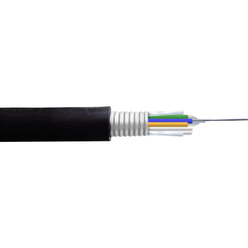 OM3 12-FIBRA-MM GYTS ARMADURAMETAL EXTERIOR-PE MULTIMODO 12X50 3-TUBO
