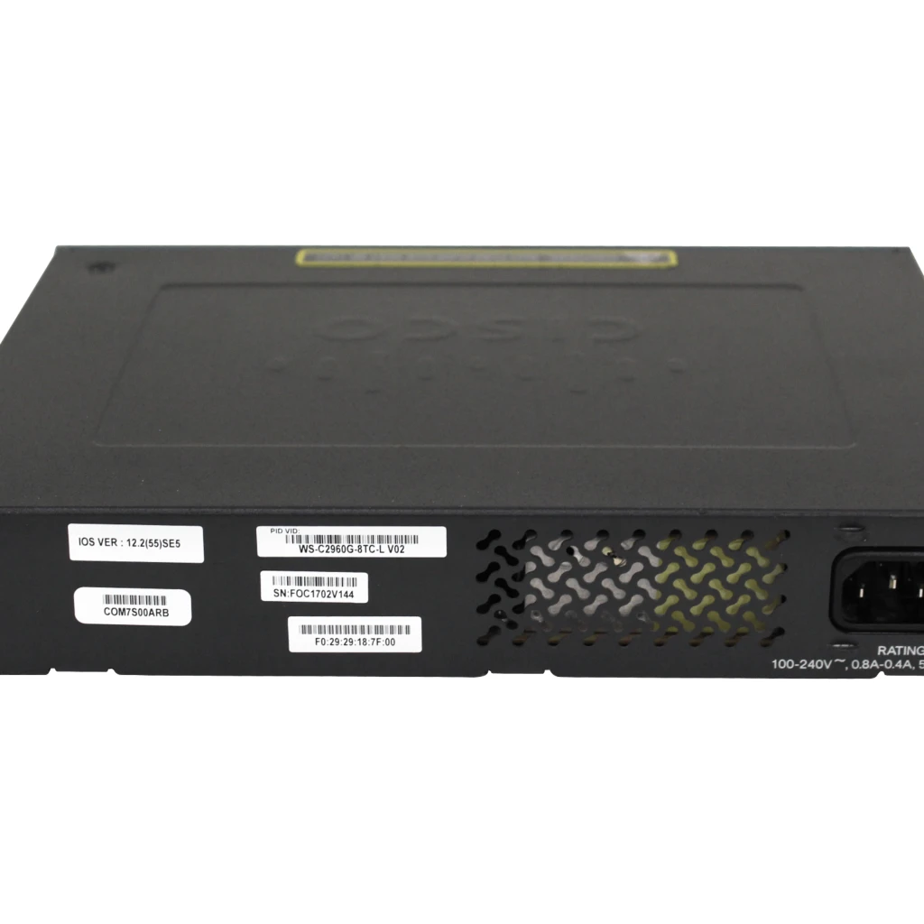 Imagen 2 de SWITCH CISCO CATALYST C2960G-8TCL, 1YEAR SMB 7 10/100/1000 + 1 T/SFP LAN BASE 