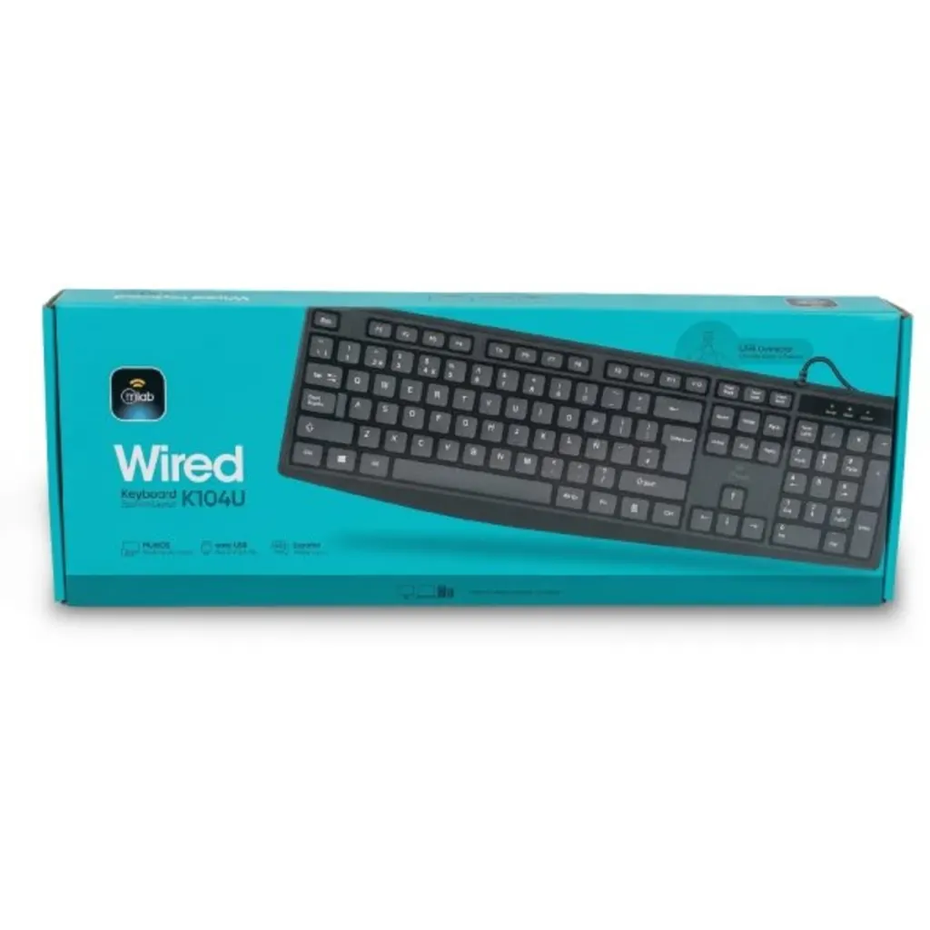 Imagen 1 de MLAB TECLADO CABLE USB WIRED K104U