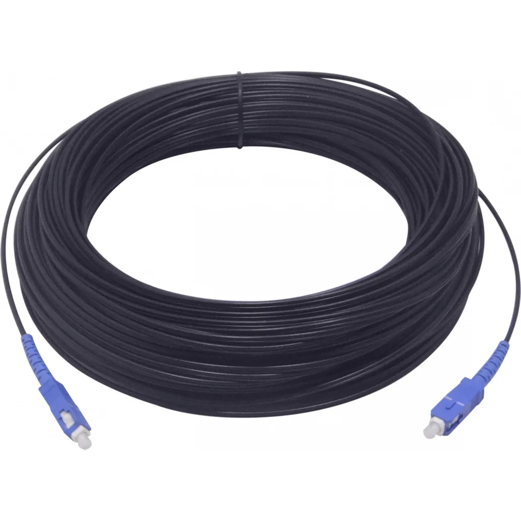 Imagen 1 de Negro Drop 50mt SC/UPC MonoModo SM SX Jumper Cable Fibra G652D