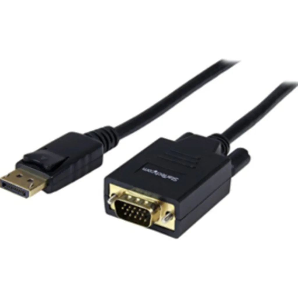 Imagen 1 de Cable Adaptador DisplayPort a VGA M/M 1920x1200 1080p 1.83 mts Activo Negro