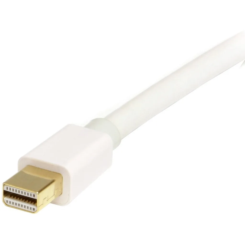 Imagen 2 de Cable Mini DP a DP v1.2 M/M 4K 3840x2160 60Hz 32AWG 2mts Color Blanco - StarTech