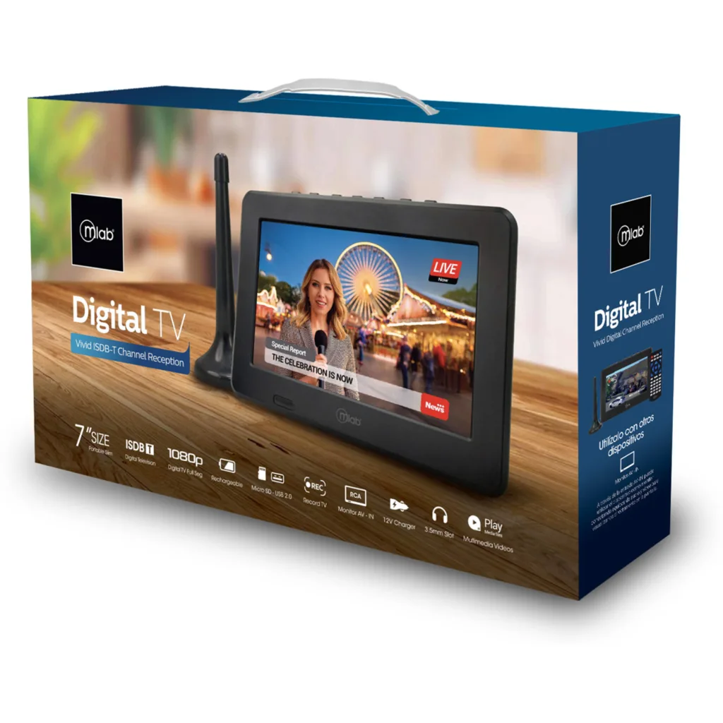 Imagen 8 de MLAB TELEVISOR 7" SENAL DIGITAL ISDB-T