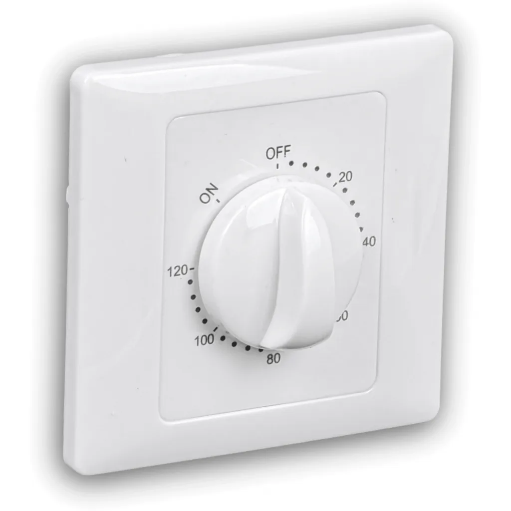 Imagen 2 de Temporizador 120mins 86x86mm Mecanico 220VAC 10A 2000W