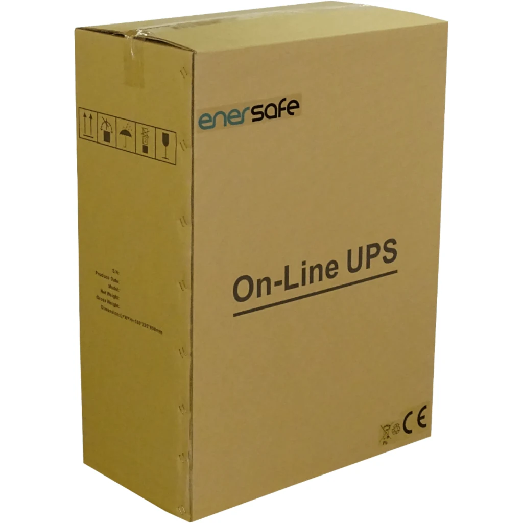Imagen 1 de ENERSAFE 832WH 6KVA 6000W 0ms 16x9AH Expandibl-192VDC UPS Torre Online
