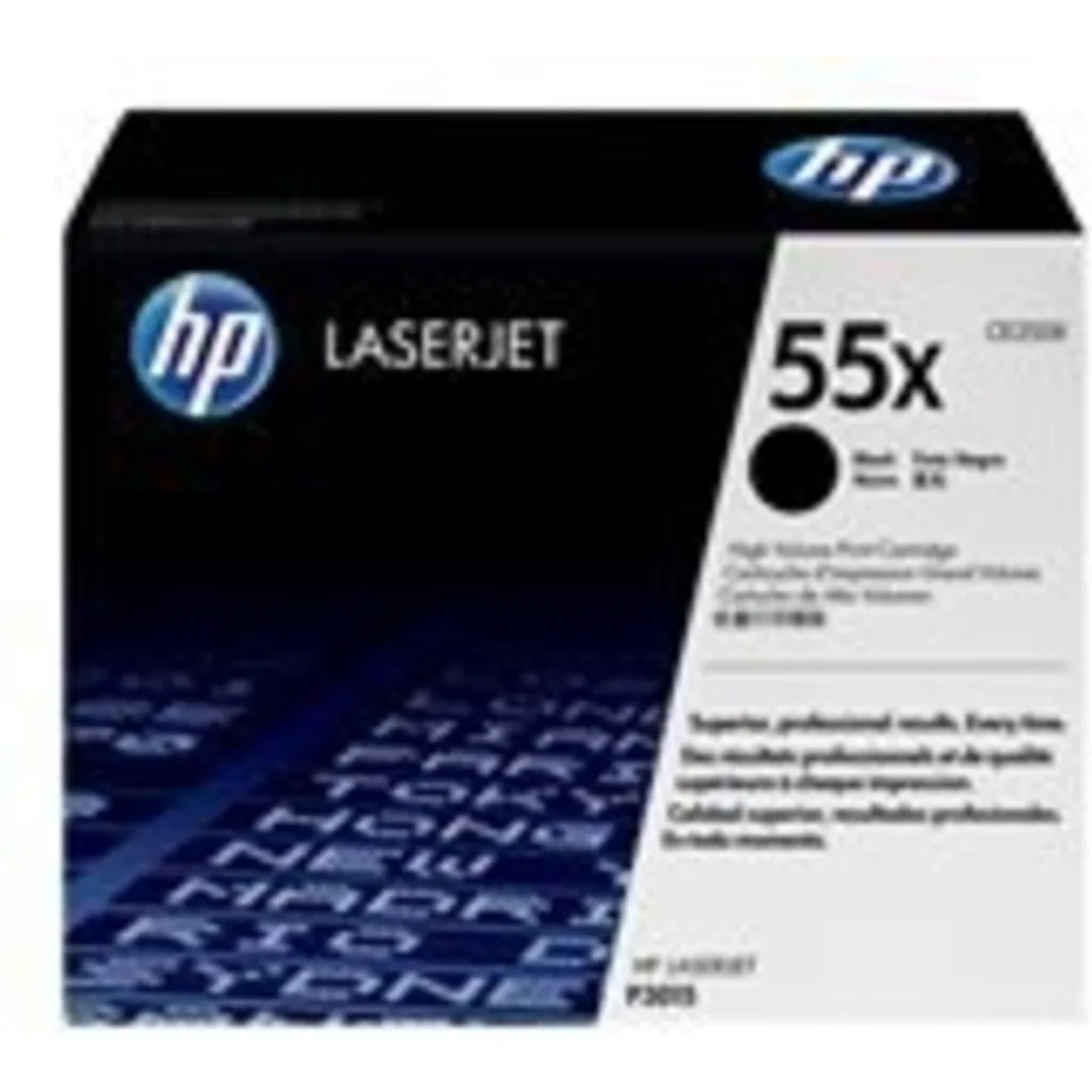 Toner HP 55X Negro para Imp LaserJet P3015/P3015dn/P3015x, 12.500 Paginas