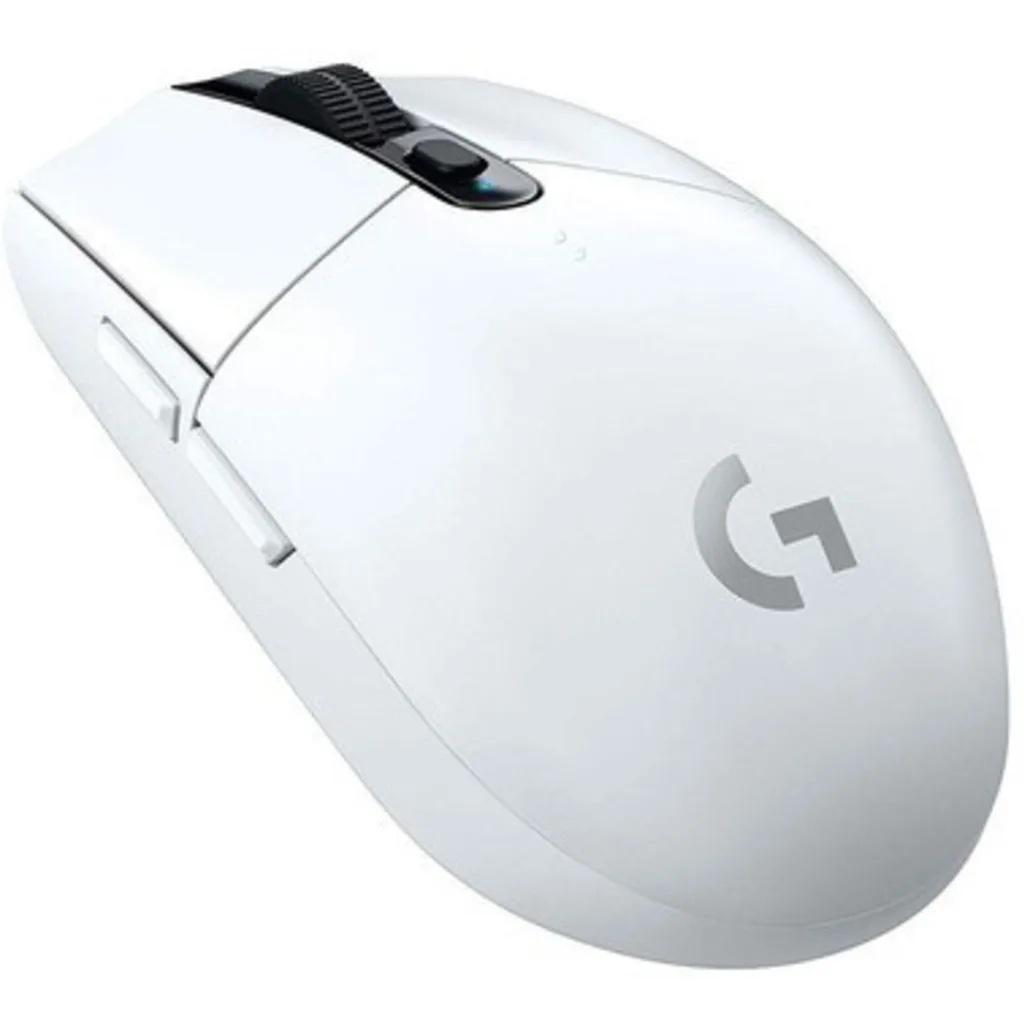 Mouse Gamer Logitech G305 Inalámbrico Lightspeed Blanco 1ms 12000dpi Dongle USB