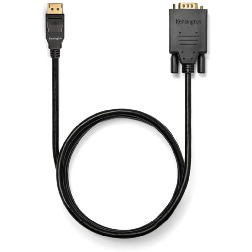 Imagen 18 de Cable Adaptador DisplayPort a VGA M/M hasta 1080p 1.8mts Negro KENSINGTON