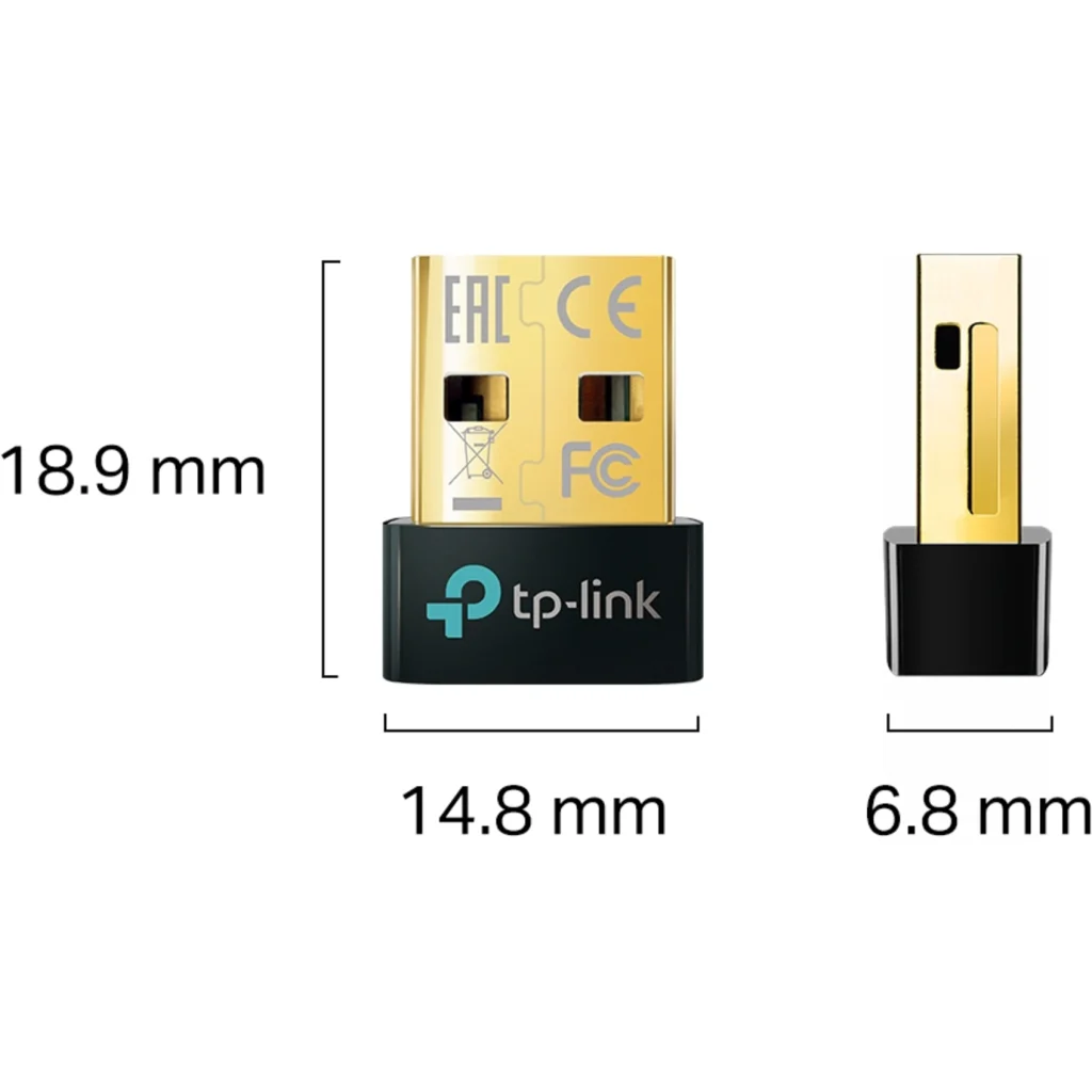 Imagen 3 de Adaptador Nano USB Bluetooth 5.0 TP-Link UB500 V1, USB 2.0 Color Negro