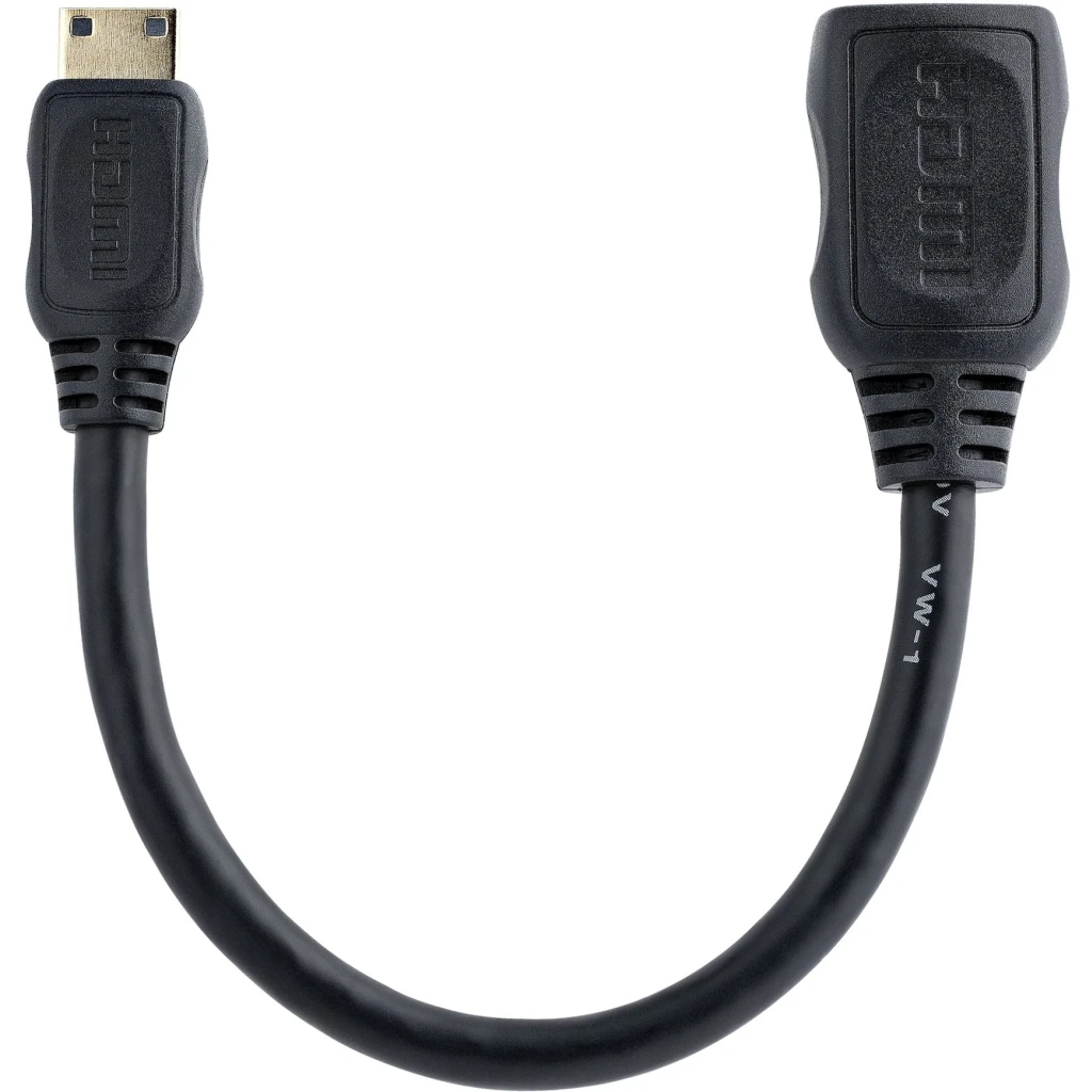 Imagen 2 de Cable Adaptador Mini HDMI macho / HDMI hembra - alta velocidad 12,7 cm