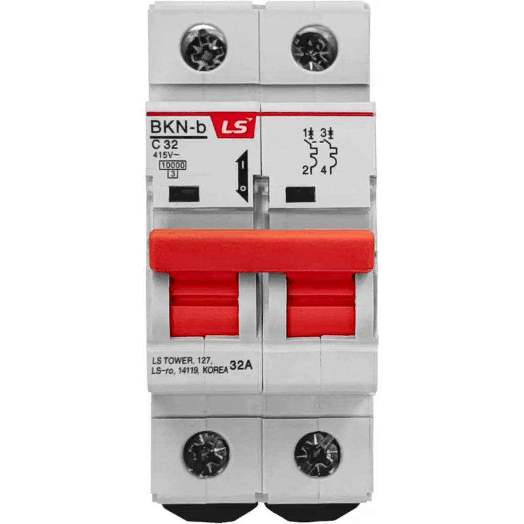 Imagen 1 de Bipolar LS 2x32A 6kA 230/400V Interruptor Automatico Curva C32