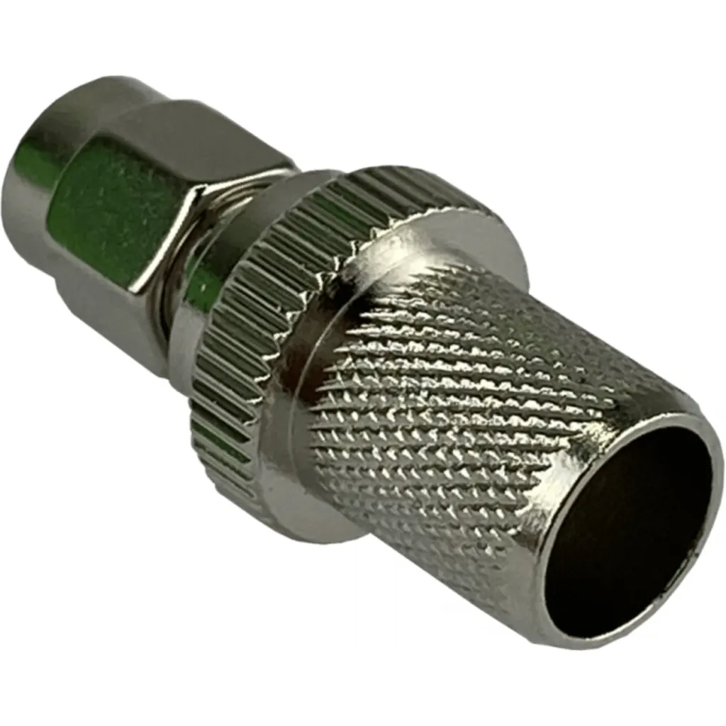 Imagen 2 de RPSMA-Macho Crimpeable CA400 LMR400 Conector Coaxial Serie-400