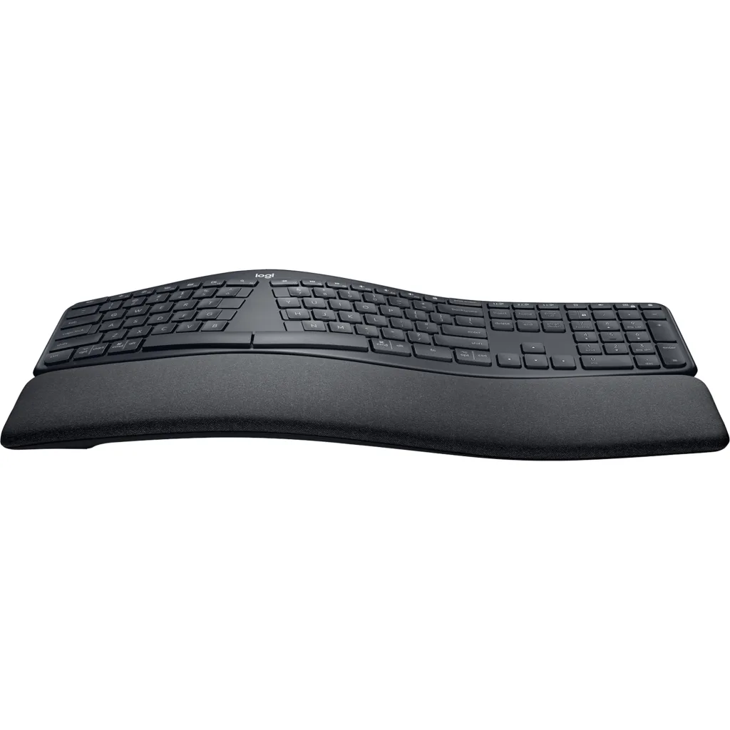 Imagen 1 de Teclado Inalámbrico Ergonómico Logitech Ergo K860 RF+Bluetooth Español Negro