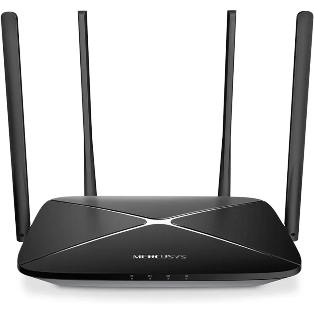 Router Mercusys AC12G, AC1200 de Doble Banda, 4 Antenas, 867 Mbps, Firewall