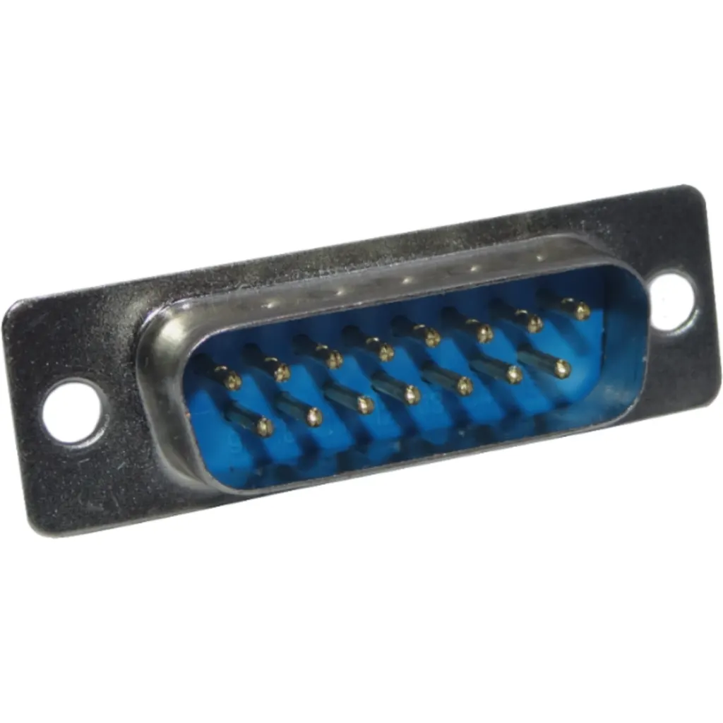 Macho DA-15 DB15-Ancho(2-filas) 39mm 15-pin Conector Soldable s/Tapa