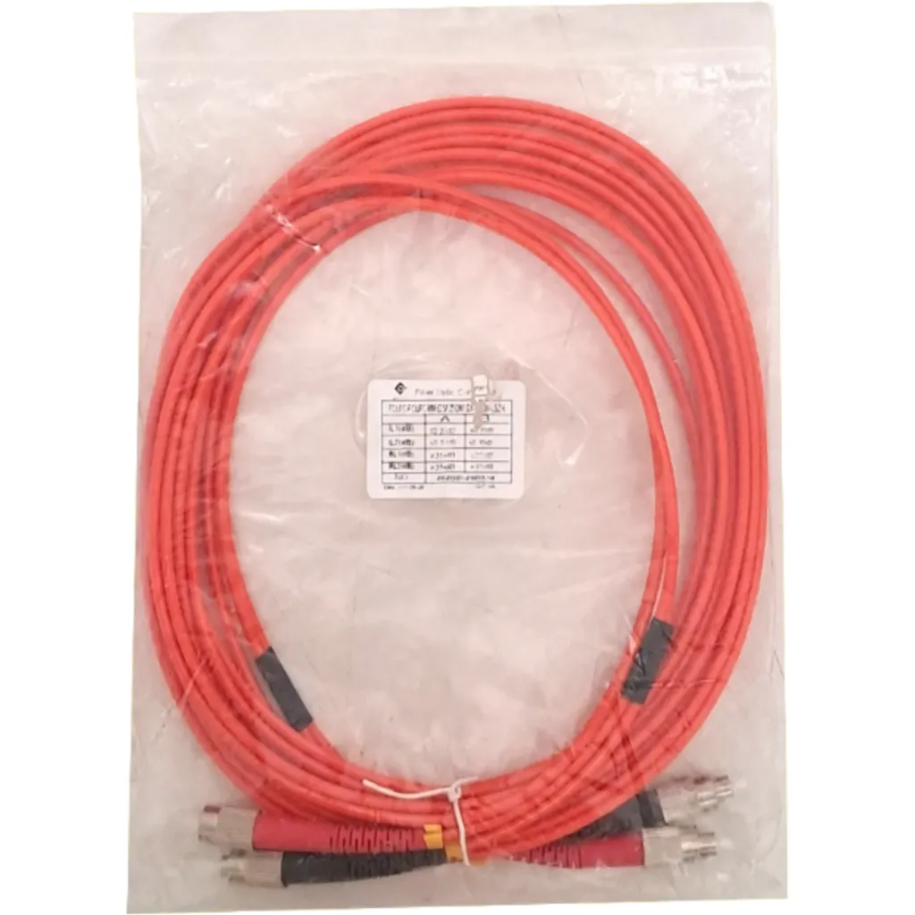 Imagen 2 de 5mt FC-ST OM1 Multimodo MM Duplex Jumper Fibra 62.5/125um LSZH