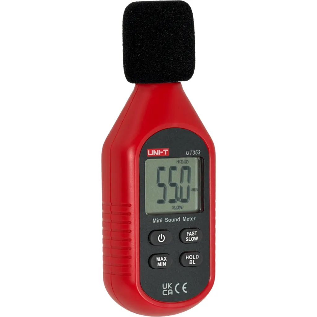 UNI-T Medidor Ruido 30-130dB +1,5dB LCD inc-3xAAA UT353