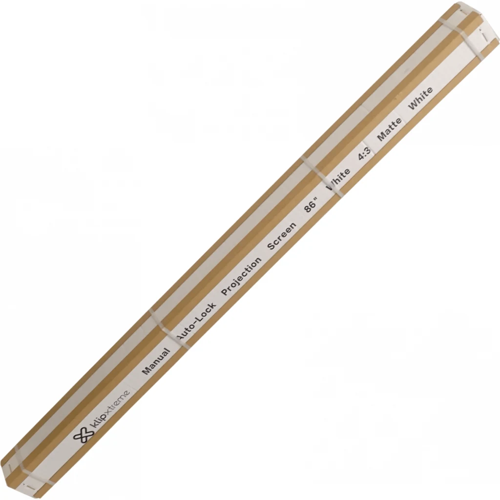 Imagen 1 de KLIPX Telon Mural 1,7mt x 1,3mt 4:3 blanco 172x130cm KPS-302