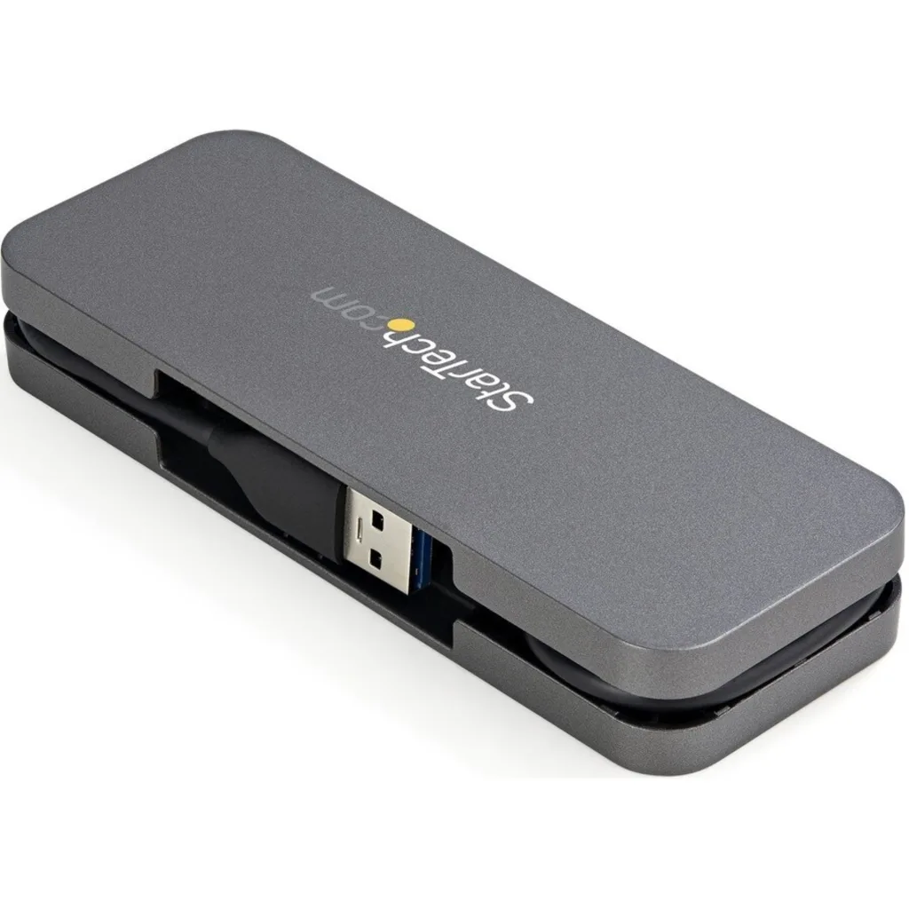 Imagen 4 de HUB USB StarTech 4 Puertos USB-A 3.0 5Gbps Cable 28cm Negro y Gris Espacial