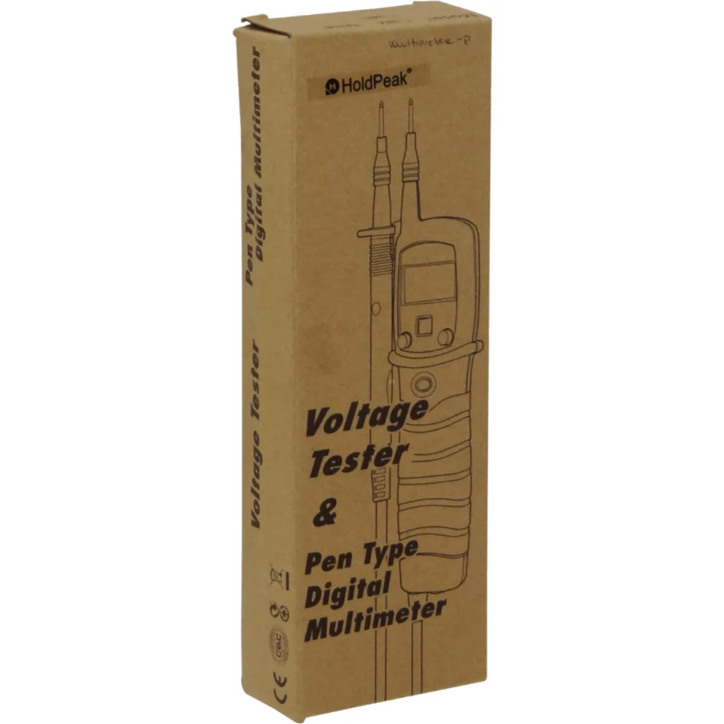 Imagen 3 de Multitester Directo 1-Pinza-Fija Digital req-2x-AAA 600VDC/AC HP-38B