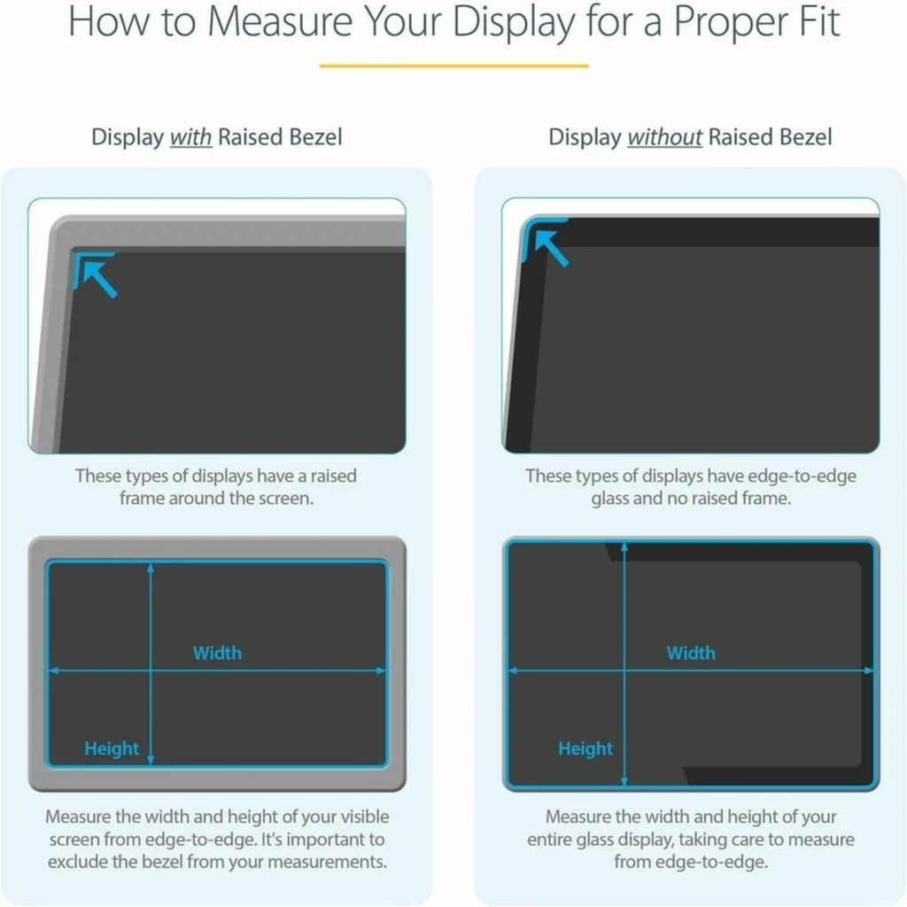 Imagen 6 de Filtro Privacidad para Monitor 24" 16:10 Mate/Brillante Visión +/-30° - StarTech