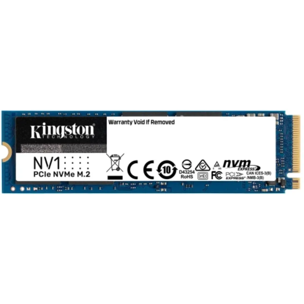Unidad SSD Kingston NV1 1TB M.2 22*80 PCIe3x4 NVMe Lec2100MB/s Esc1700MB/s (Reacondicionado)