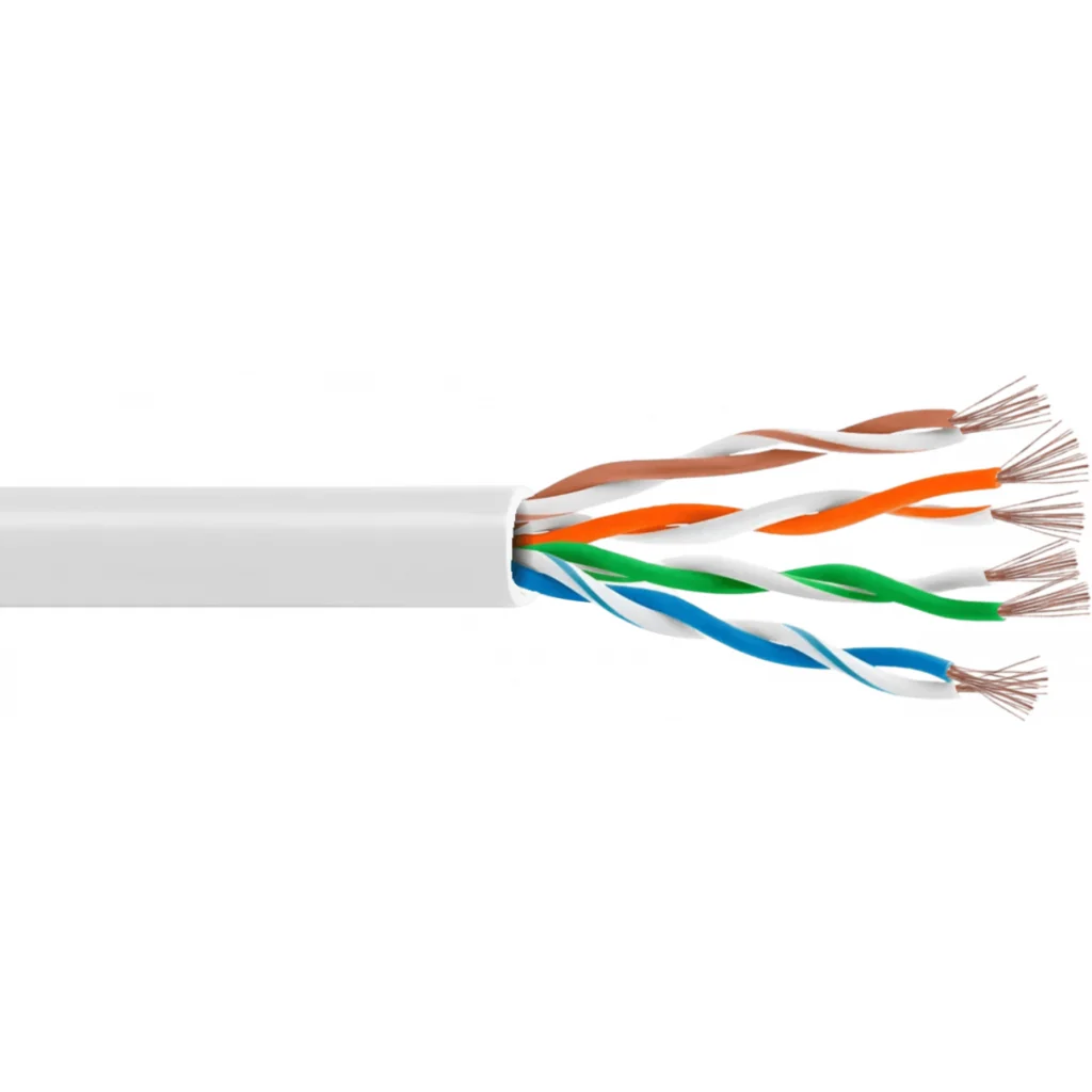 Imagen 2 de Cable Patch Inyectado Multifilar Linkmade 20MT CAT5E UTP 26AWG-CCA Gris RJ45