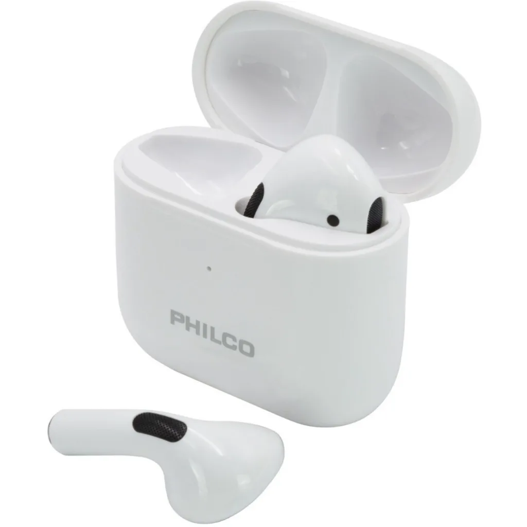 Imagen 1 de AUDIFONO PHILCO TRUE WIRELESS TWD3B TOUCH BLANCO