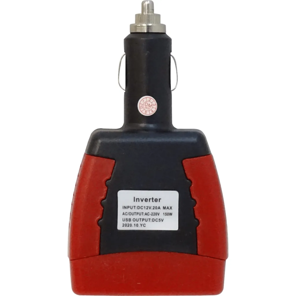 Imagen 1 de 150W 12VDC-in/220V-out Inversor s/Ventilador USB-5V-500mA-OUT