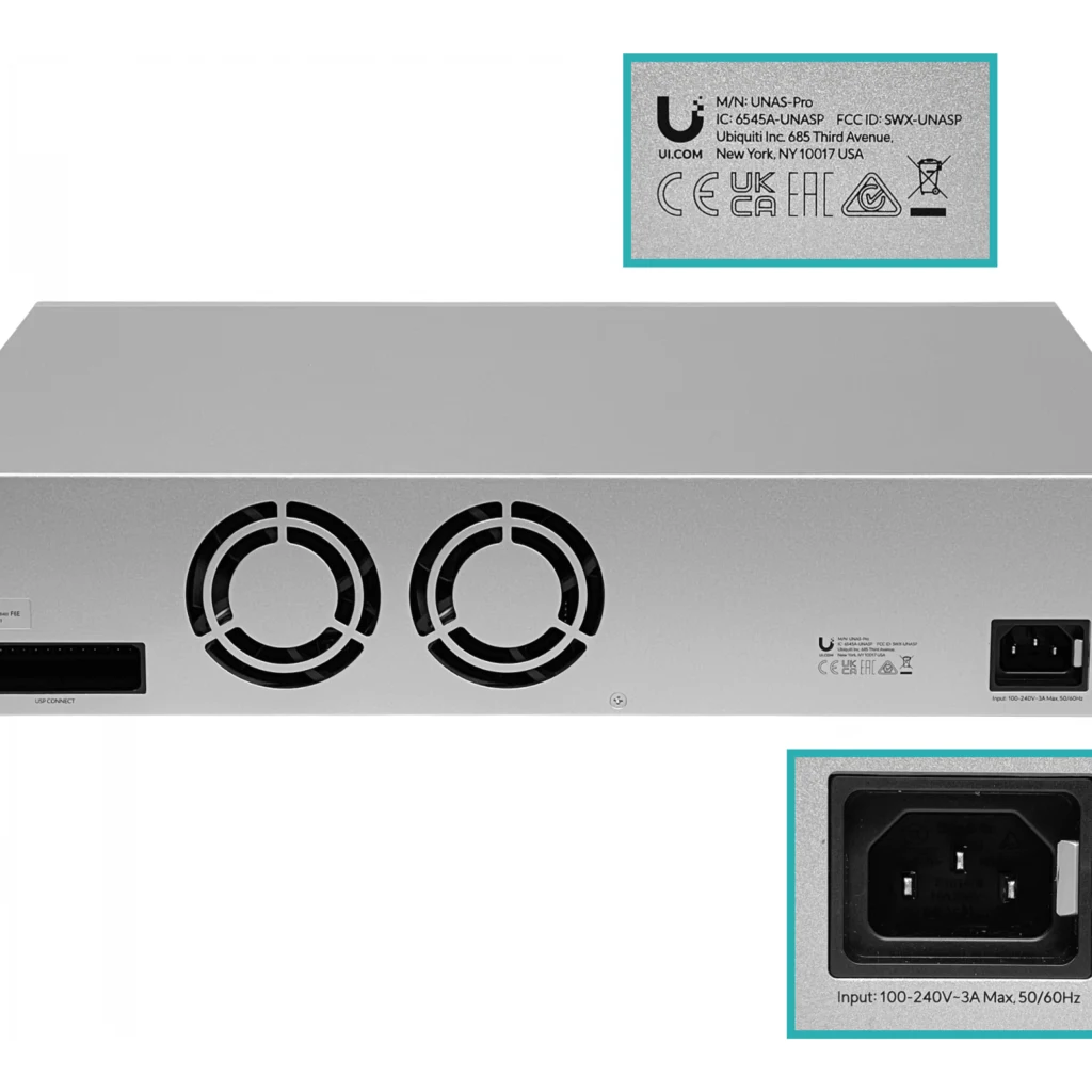 Imagen 2 de NAS Ubiquiti UNAS-PRO, 7 Bahías 2.5"/3.5" 2U 10Gbps Cortex-A ARM 8GB LAN SFP+