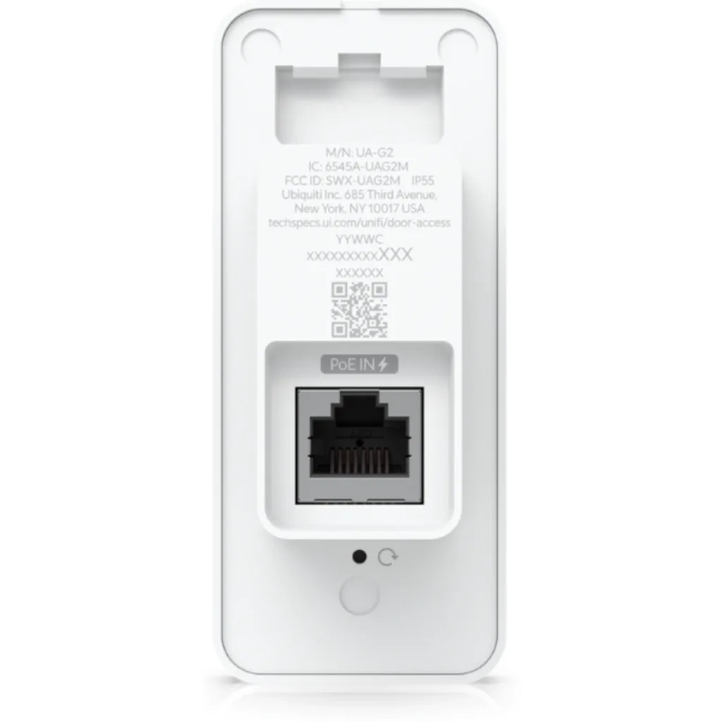 Imagen 3 de UBIQUITI Blanco Parlante Lector Bt NFC 1-100 req-PoE IP55 Unifi-Access.
