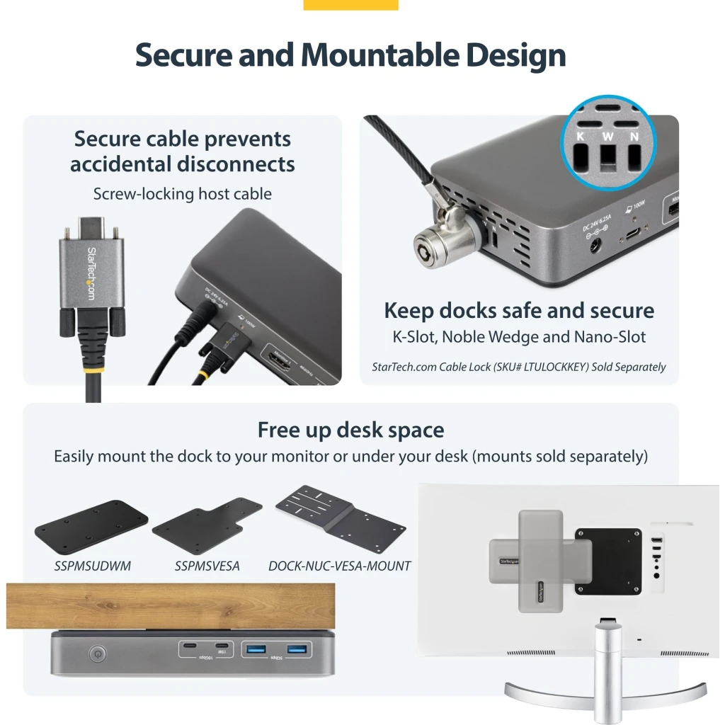 Imagen 13 de Docking Station USB-C 2x HDMI PD 100W