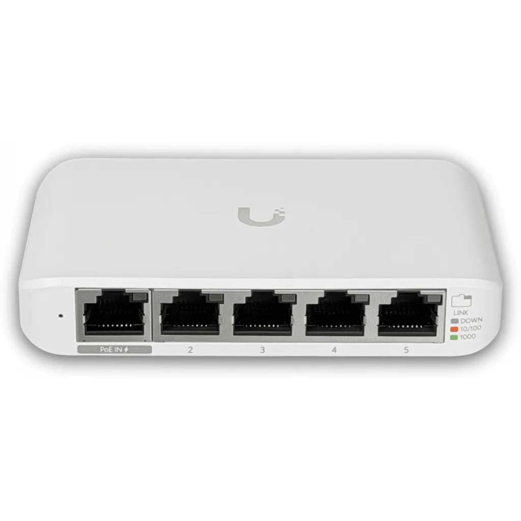 Imagen 7 de Switch Ubiquiti UniFi USW Flex Mini 4xGE s/inyector PoE 1xGE PoE+ In