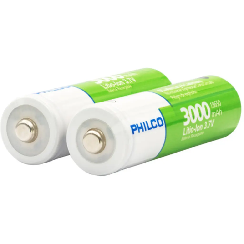 Imagen 2 de BLISTER 2 BATERIAS RECARGABLES 18650 LI-ION 3000MAH.