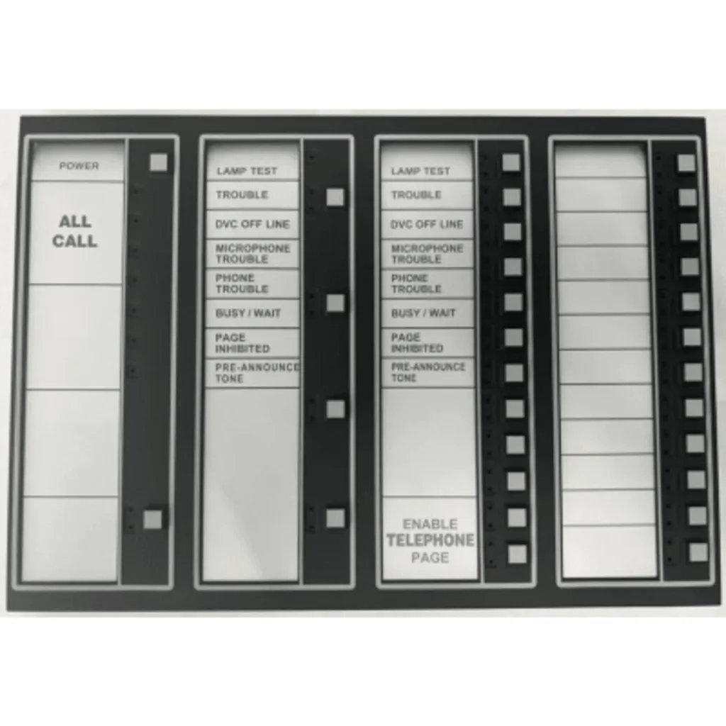 Notifier - Control de voz digital teclado negro