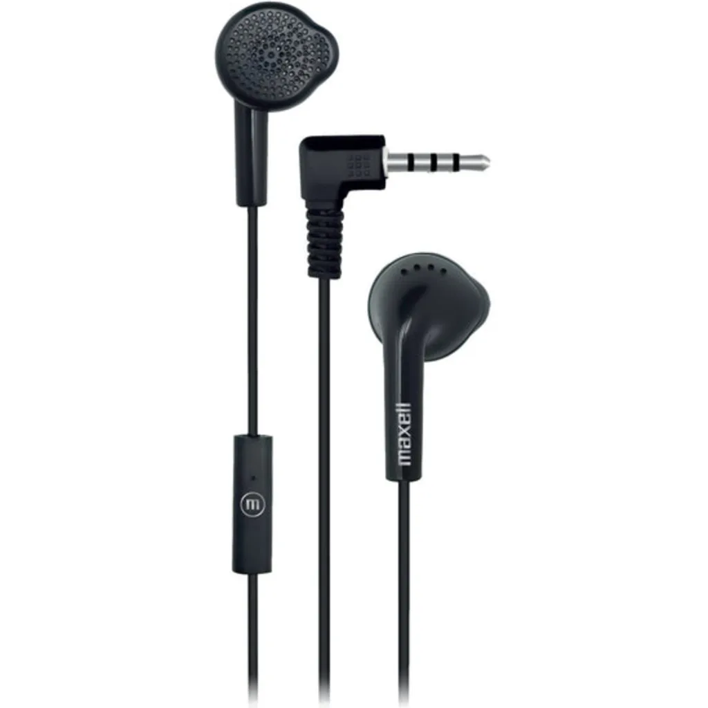 Audifonos de boton Maxell NEW EB-MIC BLACK