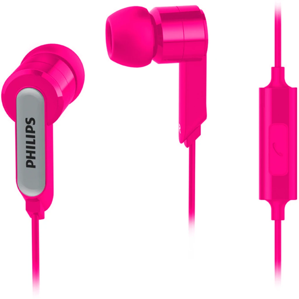 Imagen 3 de SHE1405/PKS AUDIFONO PHILIPS PLATA/ROSADO