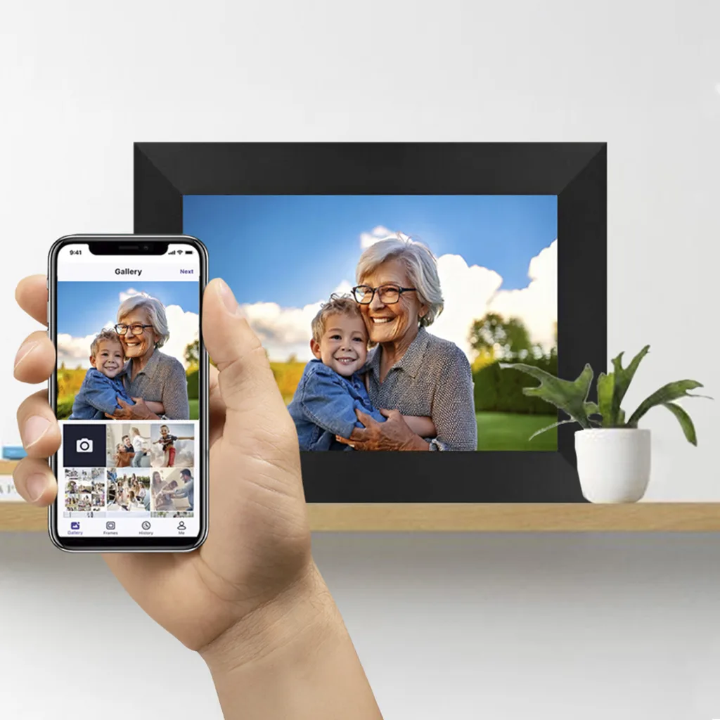 Imagen 1 de MLAB MARCO DIGITAL 10" WIFI APP / USB/ SD PHOTO FRAME BLACK PF-100W