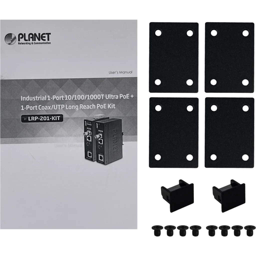 Imagen 5 de PLANET Kit Extensor 600mt-UTP/BNC 1000mbps req-Fuente 48-56VDC PoE-60W