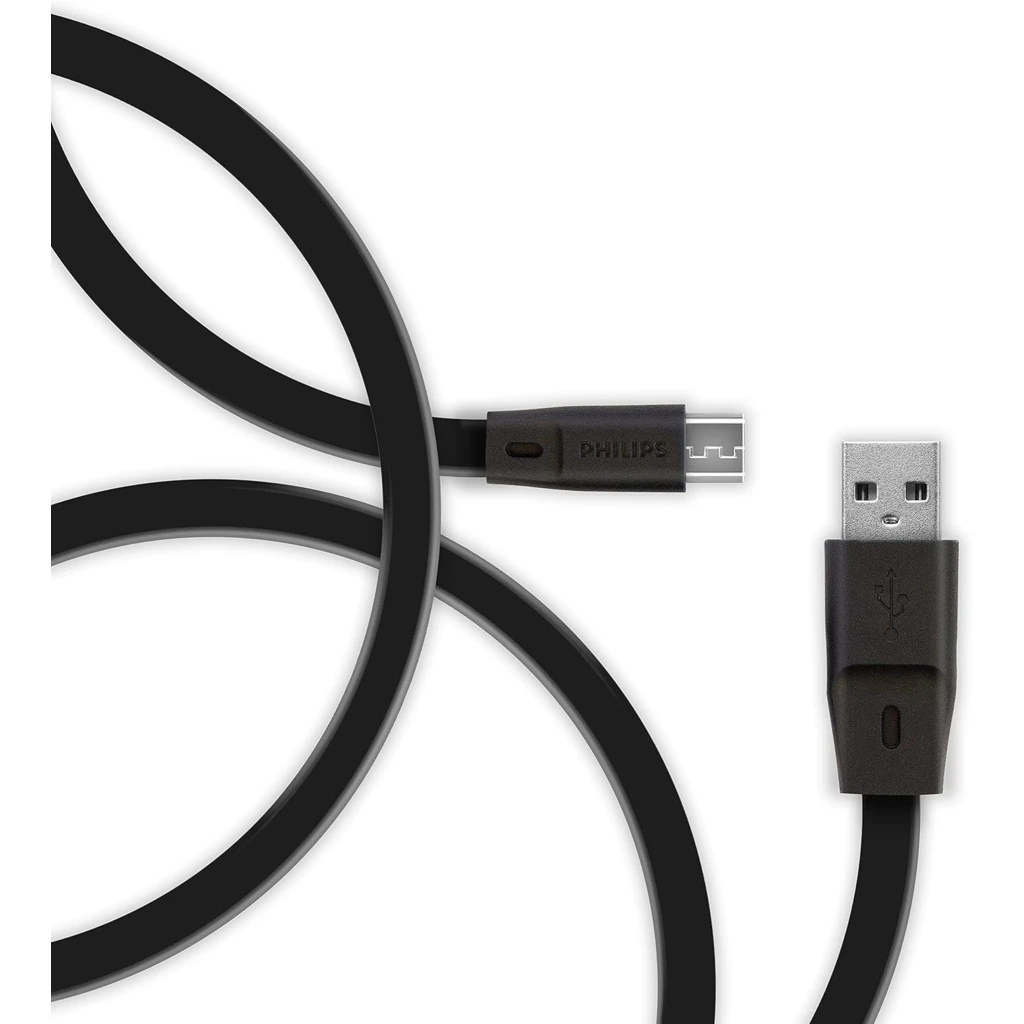 Imagen 2 de DLC2519CB CABLE MICRO USB 1.2 MTS GOMA PLANO NEGRO