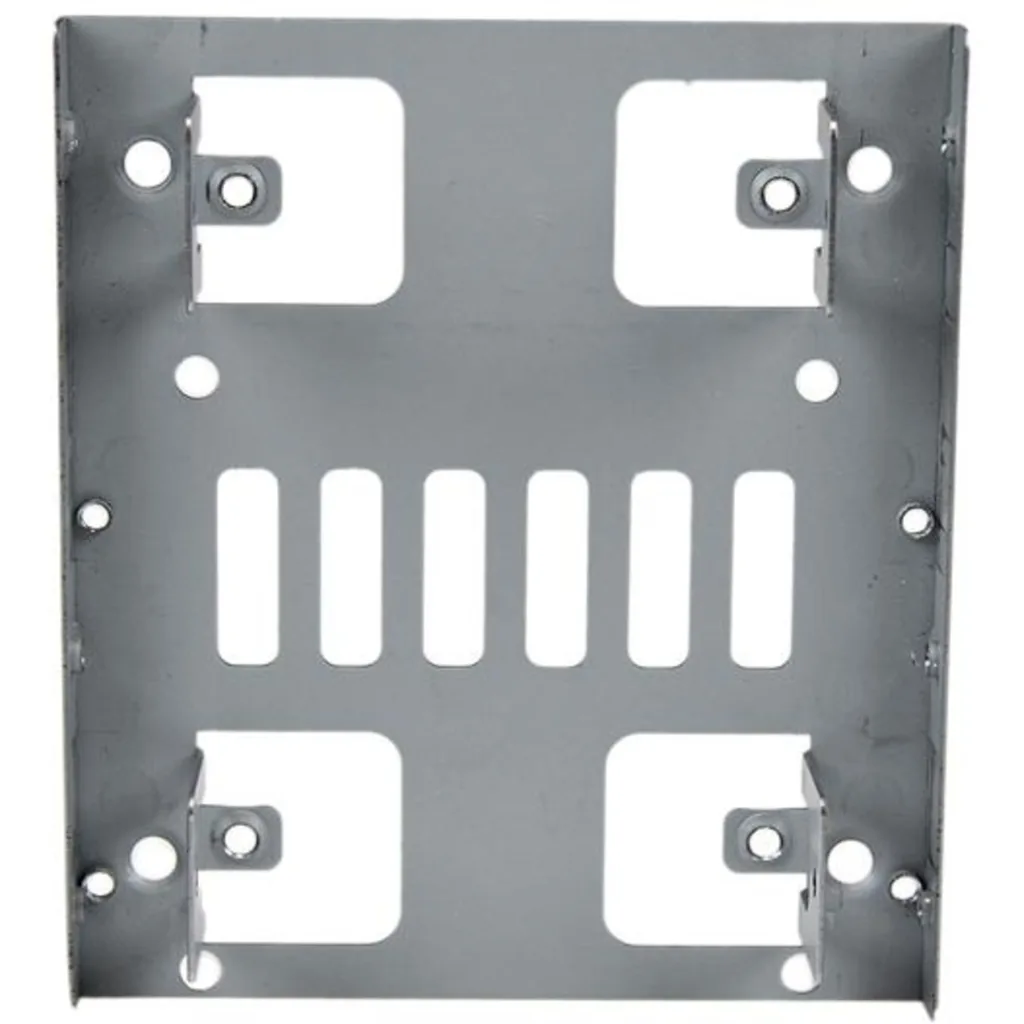 Imagen 3 de Bracket Adaptador p/ PC de 2 Unidade SSD 2.5" a 3.5" Incluye Juego de Tornillos