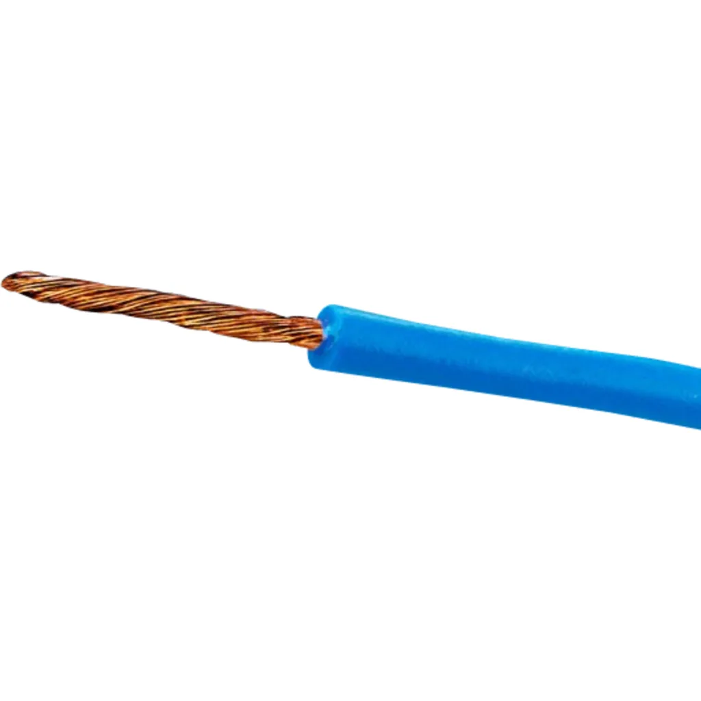 Imagen 1 de Azul 1x26awg Cobre 0,13mm2 100mt Cable Conductor Aislado PVC 7x0,15mm