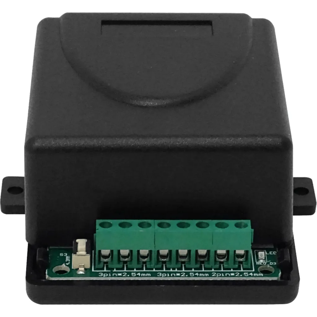 Imagen 3 de YET428PC 2-Canales 12V/24V 315/433MHz Receptor de control 6x4x3cm