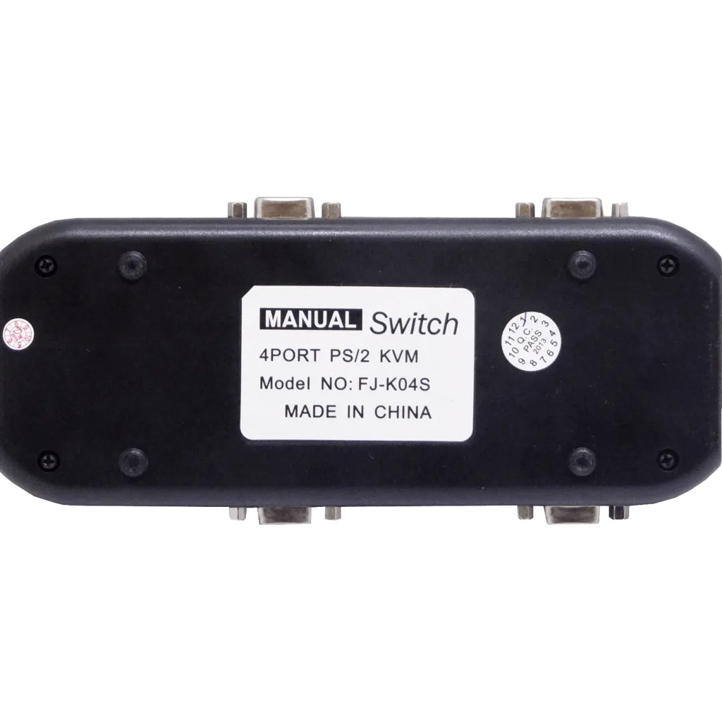 Imagen 1 de KVM 4-PS2-VGA requiere-Cables no-inc-Fuente-Poder/5-9VDC/100mA