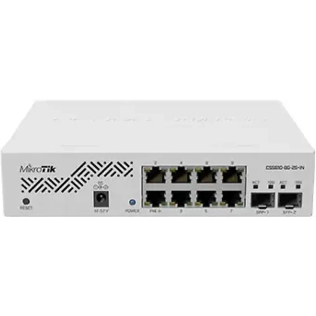 MIKROTIK Cloud Smart Switch 610-8G-2S+IN with SwitchOS (EU)