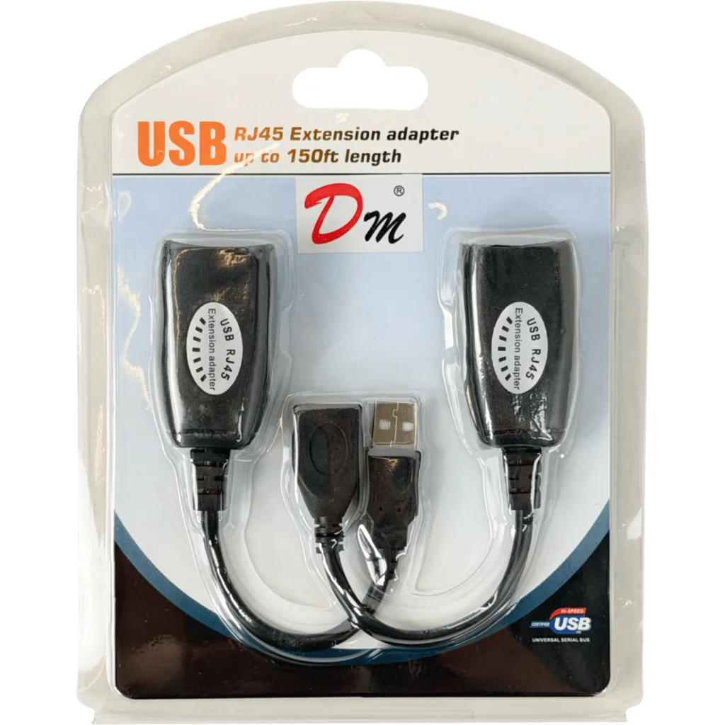 Imagen 1 de Adaptador USB 1.1 a Red Ethernet RJ-45 UTP Cat5 45Mts Pasivo A-M-A-H