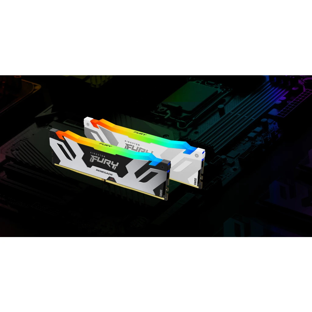 Imagen 4 de Memoria RAM 16GB DDR5 7200MHz DIMM CL38 Non-ECC 1.45v 288p FURY Renegade RGB Wht